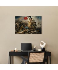Paveikslas Eugène Delacroix - Laisvė vedanti žmones