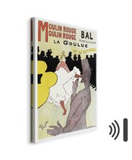 Paveikslas Henri de Toulouse-Lautrec - Moulin Rouge: La Goulue