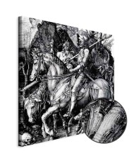 Paveikslas Albrecht Dürer - Riteris, mirtis ir velnias