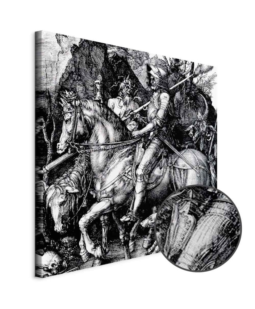 Paveikslas Albrecht Dürer - Riteris, mirtis ir velnias