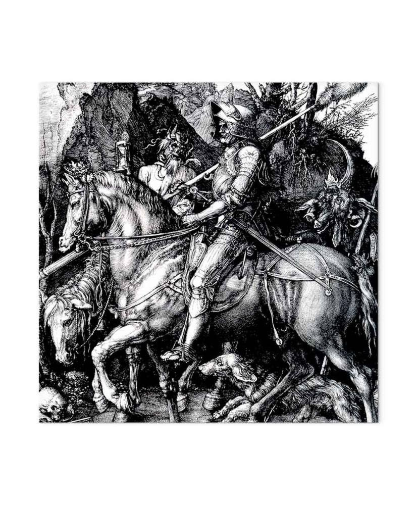 Paveikslas Albrecht Dürer - Riteris, mirtis ir velnias