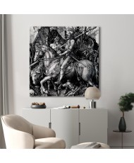 Paveikslas Albrecht Dürer - Riteris, mirtis ir velnias