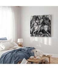 Paveikslas Albrecht Dürer - Riteris, mirtis ir velnias