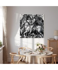 Paveikslas Albrecht Dürer - Riteris, mirtis ir velnias