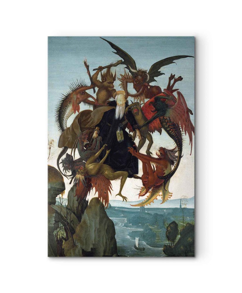 Paveikslas Michelangelo - Šventojo Antano gundymas