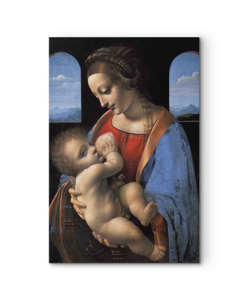Paveikslas Leonardo da Vinci - Madona Lita