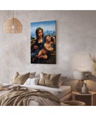 Paveikslas Leonardo da Vinci - Madona su verpste