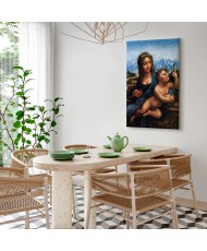 Paveikslas Leonardo da Vinci - Madona su verpste