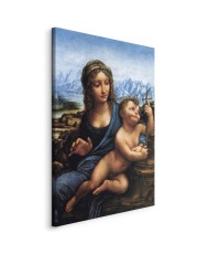Paveikslas Leonardo da Vinci - Madona su verpste