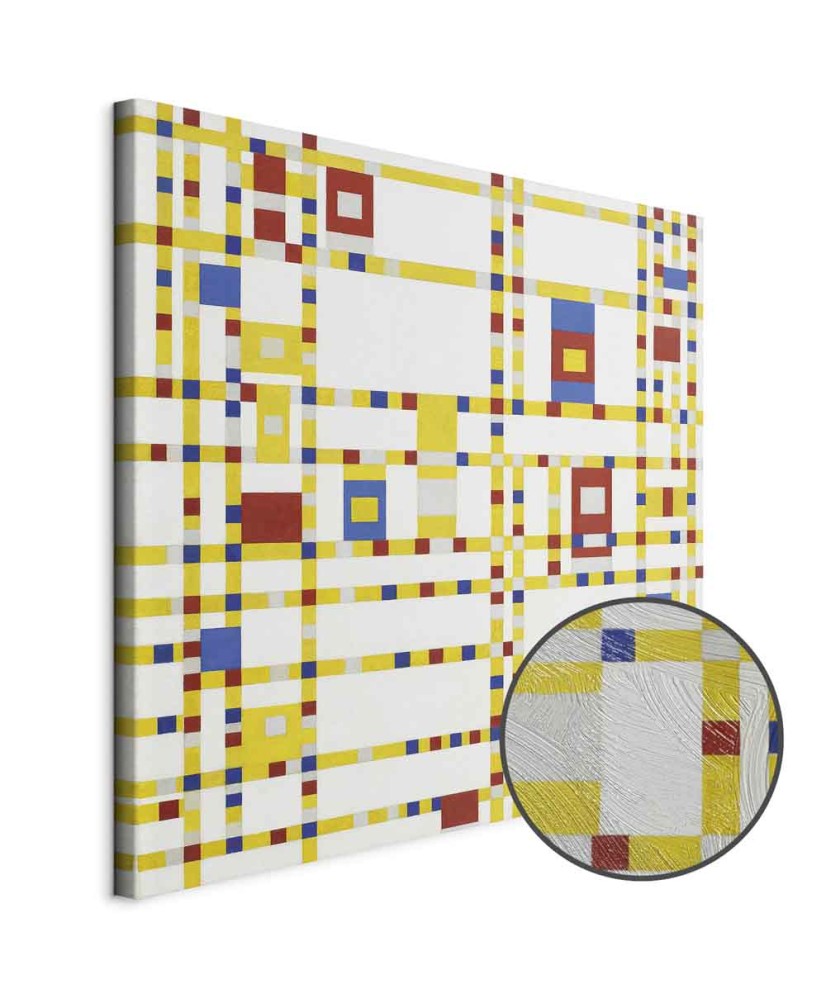 Paveikslas Piet Mondrian - Broadway Boogie Woogie