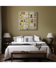 Paveikslas Piet Mondrian - Broadway Boogie Woogie