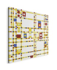 Paveikslas Piet Mondrian - Broadway Boogie Woogie