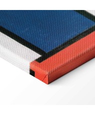 Paveikslas Piet Mondrian - Kompozicija su raudona, geltona, mėlyna ir juoda