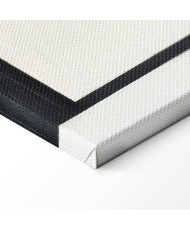 Paveikslas Piet Mondrian - Kompozicija Nr. III su raudona, mėlyna, geltona ir juoda