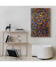 Paveikslas Piet Mondrian - Kompozicija
