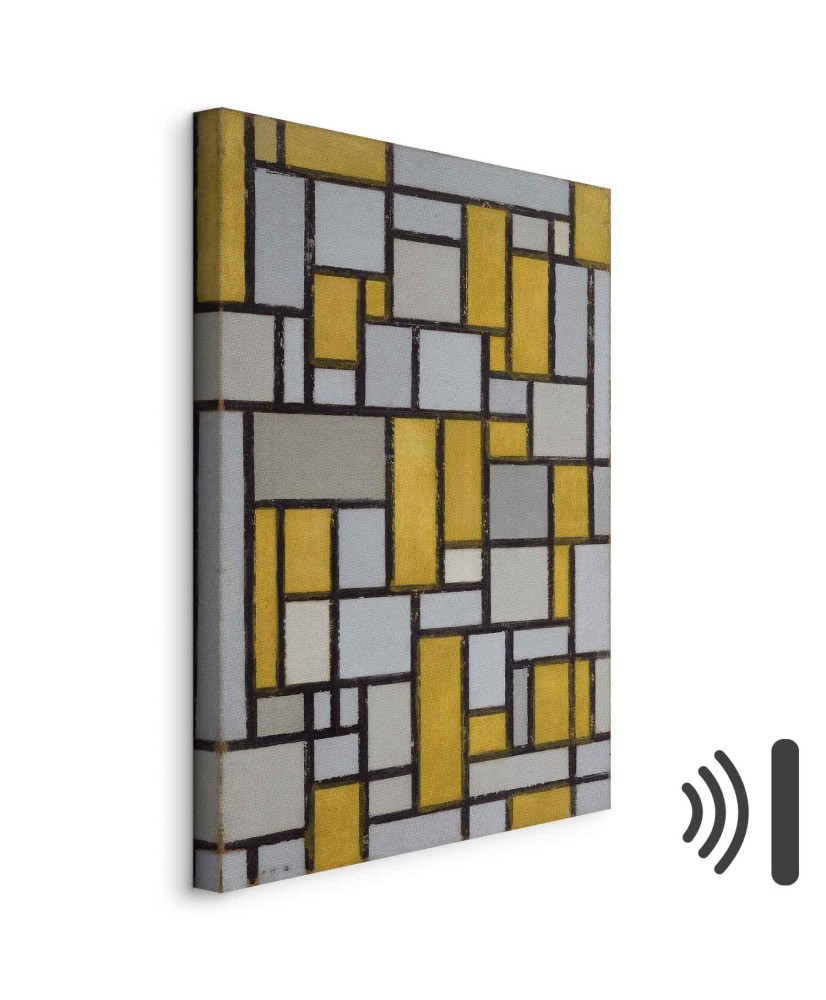 Paveikslas Piet Mondrian - Kompozicija su tinkleliu 19