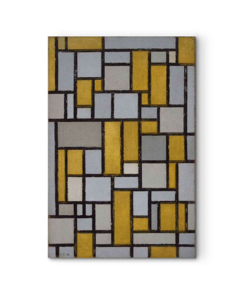 Paveikslas Piet Mondrian - Kompozicija su tinkleliu 19