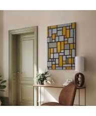 Paveikslas Piet Mondrian - Kompozicija su tinkleliu 19