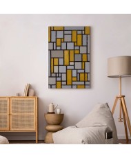 Paveikslas Piet Mondrian - Kompozicija su tinkleliu 19