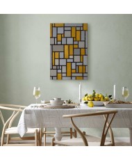 Paveikslas Piet Mondrian - Kompozicija su tinkleliu 19