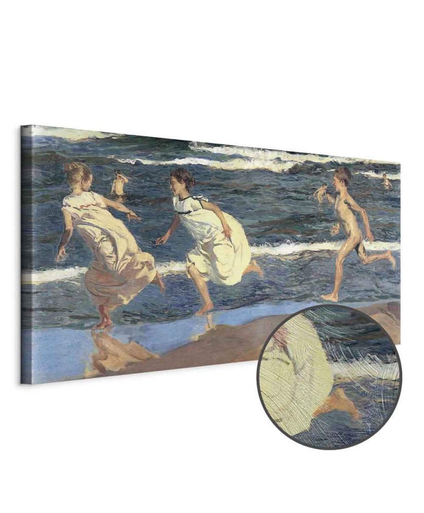 Paveikslas Joaquín Sorolla y Bastida - Bėgimas paplūdimiu