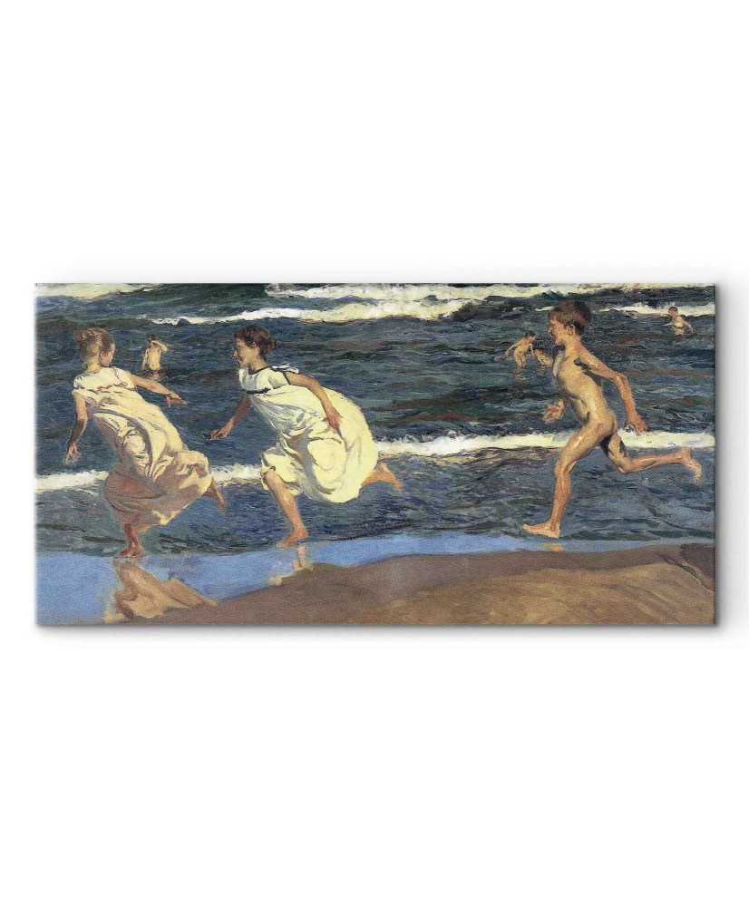 Paveikslas Joaquín Sorolla y Bastida - Bėgimas paplūdimiu