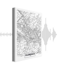 Paveikslas Florencijos pasaulio žemėlapis