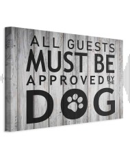 Paveikslas Visus svečius turi patvirtinti šuo