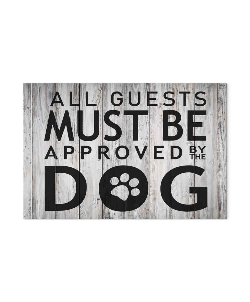 Paveikslas Visus svečius turi patvirtinti šuo