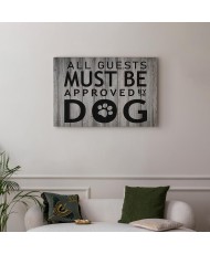 Paveikslas Visus svečius turi patvirtinti šuo