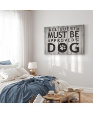 Paveikslas Visus svečius turi patvirtinti šuo