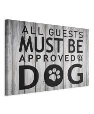 Paveikslas Visus svečius turi patvirtinti šuo