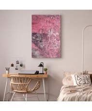 Paveikslas Moteriška figūra rožiniame marmuro fone