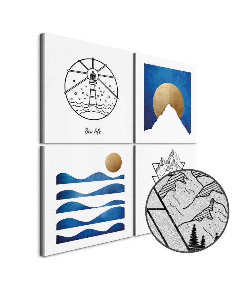 Paveikslas Jūra ar kalnai