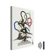 Paveikslas Moteris su šunimi