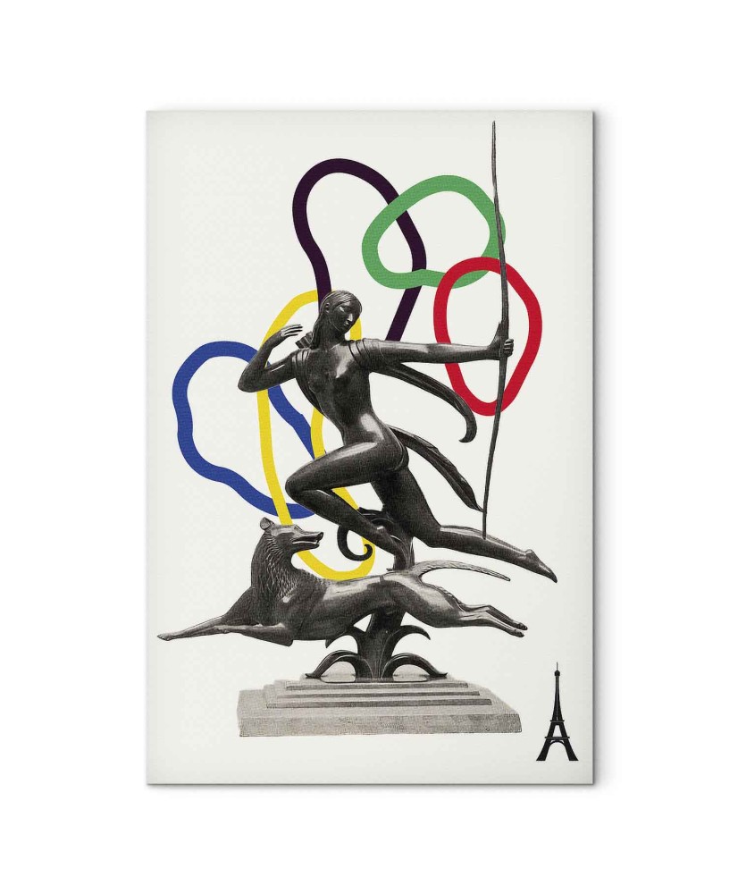 Paveikslas Moteris su šunimi