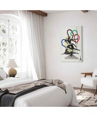 Paveikslas Moteris su šunimi