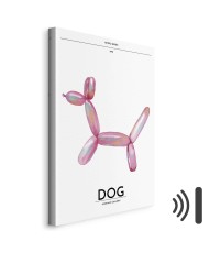 Paveikslas Spalvingas retro šuo