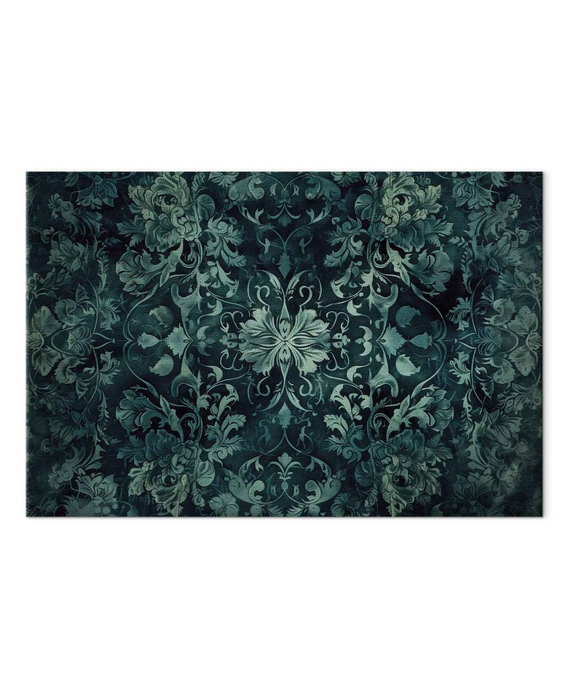 Paveikslas Rytietiškas kilimo raštas smaragdo atspalviais