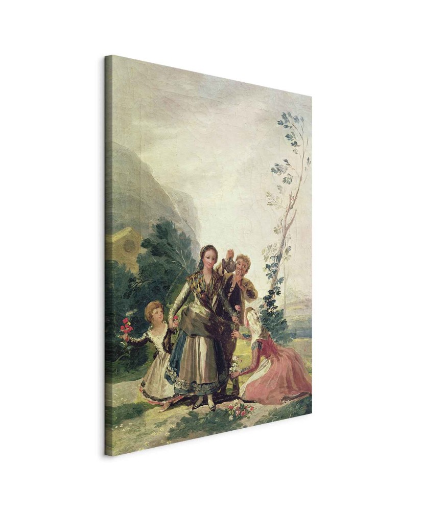 Paveikslas XXL Francisco Goya - Pavasaris, arba gėlių mergaitės