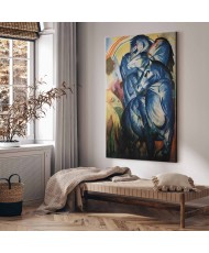 Paveikslas XXL Franz Marc - Mėlynųjų arklių bokštas