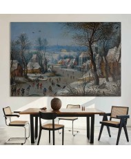 Paveikslas XXL Pieter Brueghel Jaunesnysis - Žiemos žaidimai