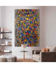 Paveikslas XXL Piet Mondrian - Kompozicija