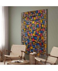 Paveikslas XXL Piet Mondrian - Kompozicija