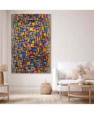 Paveikslas XXL Piet Mondrian - Kompozicija