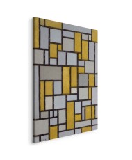 Paveikslas XXL Piet Mondrian - Kompozicija su tinkleliu 41