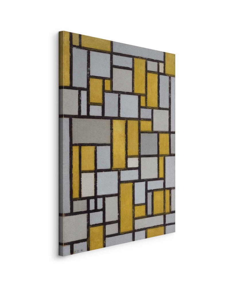Paveikslas XXL Piet Mondrian - Kompozicija su tinkleliu 41