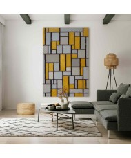 Paveikslas XXL Piet Mondrian - Kompozicija su tinkleliu 41