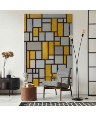 Paveikslas XXL Piet Mondrian - Kompozicija su tinkleliu 41