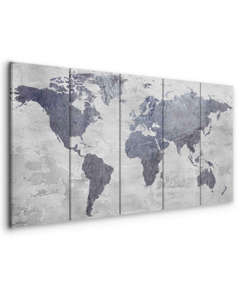 Paveikslas Betoninis pasaulio žemėlapis